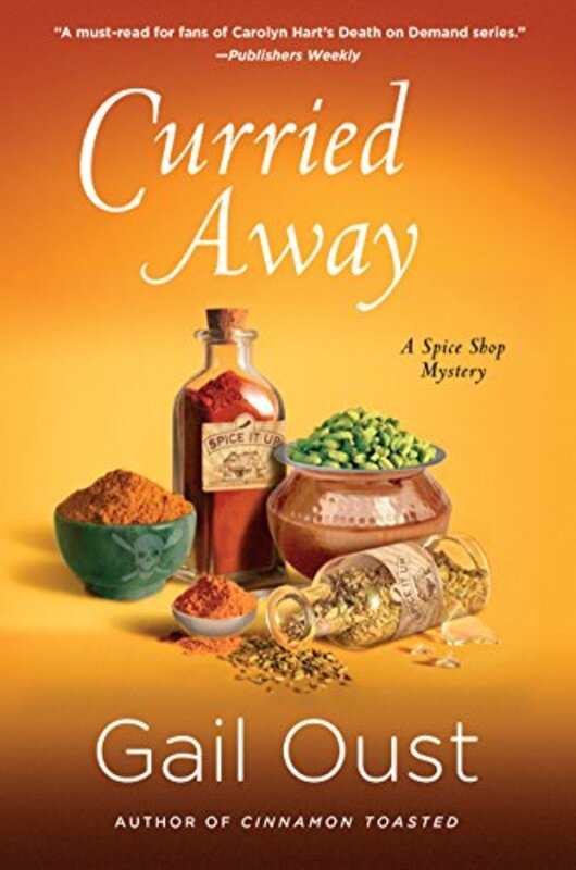 Book cover for "Curried Away" by Gail Oust