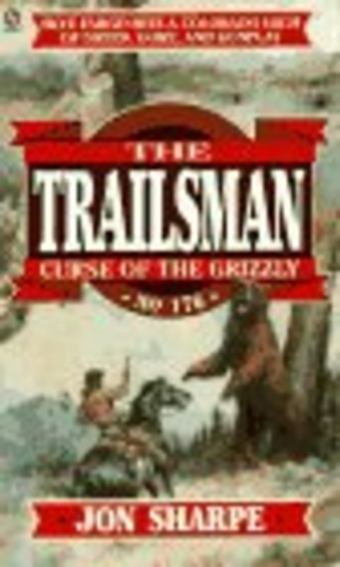 Book cover for "Curse of the Grizzly" by Jon Sharpe