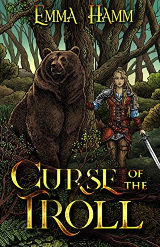 Book cover for "Curse of the Troll" by Emma Hamm