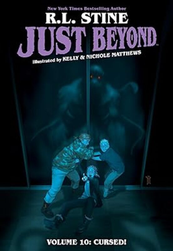 Book cover for "Cursed!" by R.L. Stine