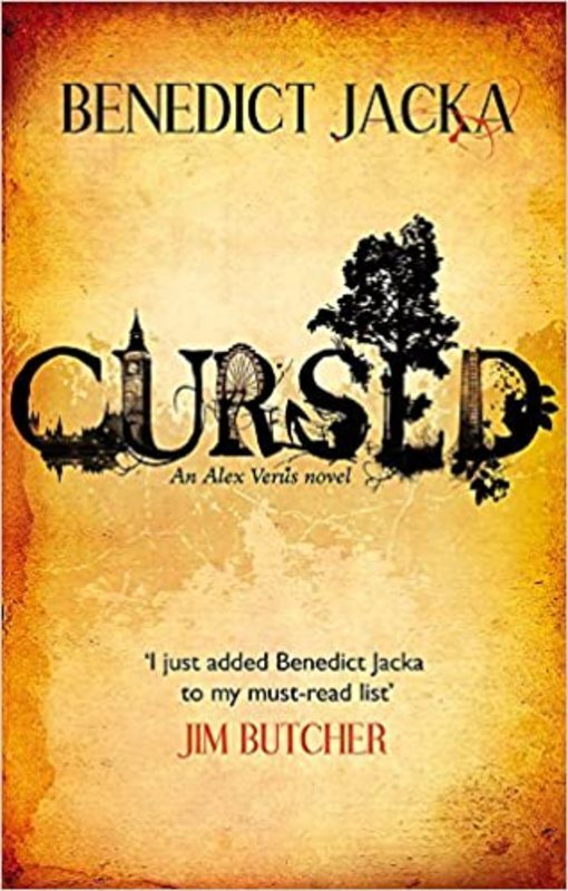 Book cover for "Cursed" by Benedict Jacka