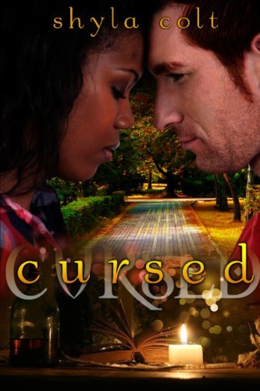 Book cover for "Cursed" by Shyla Colt
