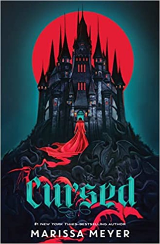 Book cover for "Cursed" by Marissa Meyer