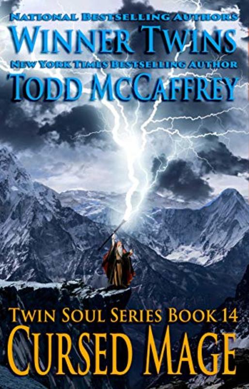 Book cover for "Cursed Mage" by Todd McCaffrey