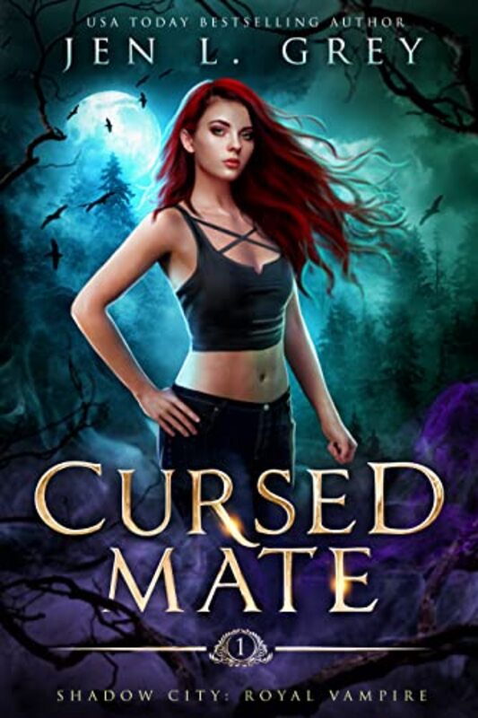 Book cover for "Cursed Mate" by Jen L Grey
