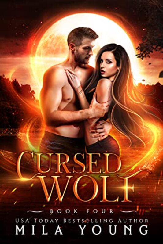 Book cover for "Cursed Wolf" by Mila Young