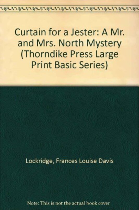 Book cover for "Curtain for a Jester" by Richard and Frances Lockridge