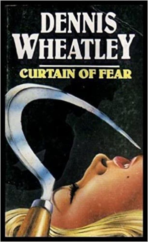 Book cover for "Curtain of Fear" by Dennis Wheatley