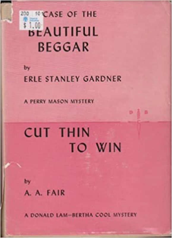 Book cover for "Cut Thin to Win" by Erle Stanley Gardner