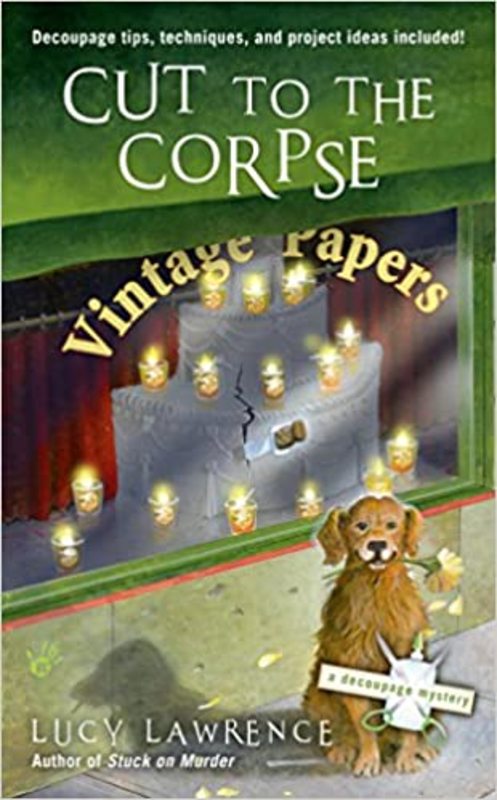 Book cover for "Cut to the Corpse" by Jenn McKinlay