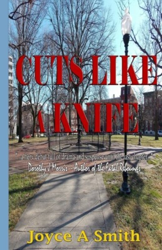 Book cover for "Cuts Like a Knife" by Joyce Smith
