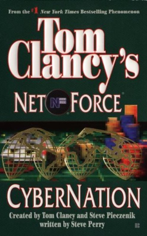 Book cover for "CyberNation" by Tom Clancy