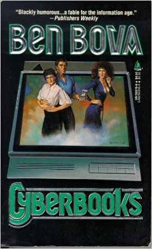 Book cover for "Cyberbooks" by Ben Bova