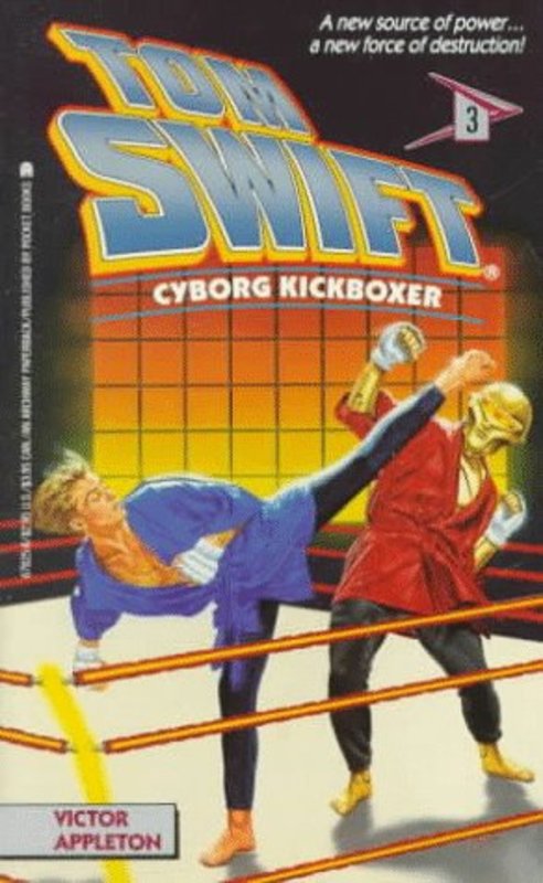 Book cover for "Cyborg Kickboxer" by Victor Appleton