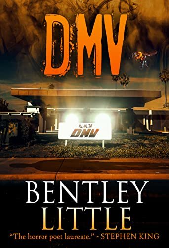 Book cover for "DMV" by Bentley Little