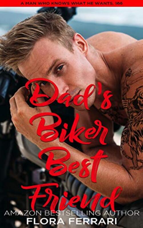 Book cover for "Dad's Biker Best Friend" by Flora Ferrari