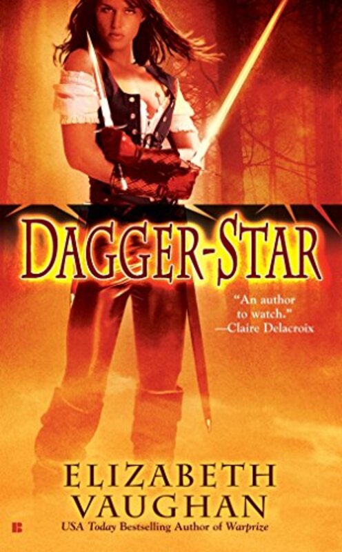 Book cover for "Dagger-Star / Red Gloves" by Elizabeth Vaughan