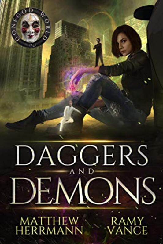 Book cover for "Daggers and Demons" by RE Vance