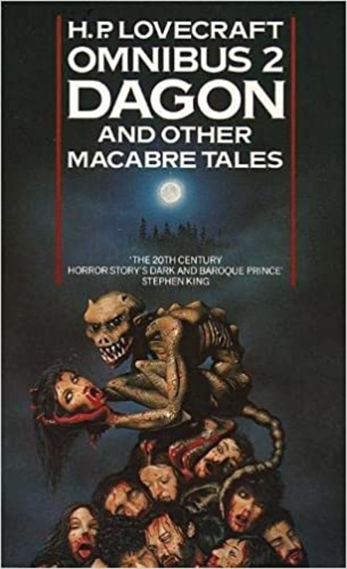 Book cover for "Dagon and Other Macabre Tales" by H. P. Lovecraft