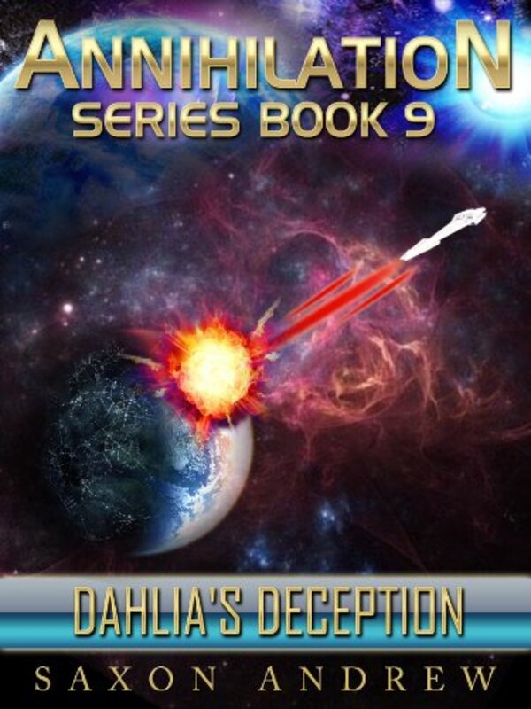 Book cover for "Dahlia's Deception" by Saxon Andrew