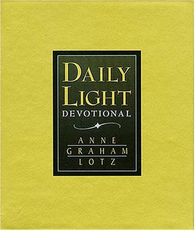 Book cover for "Daily Light Devotional" by Anne Graham Lotz