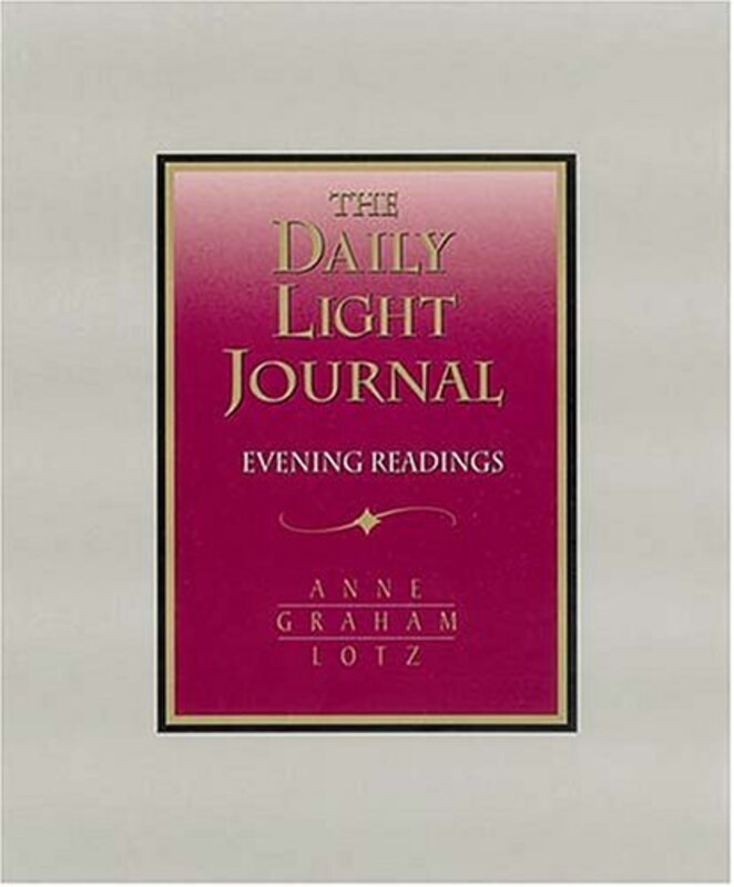 Book cover for "Daily Light: Evening Readings" by Anne Graham Lotz