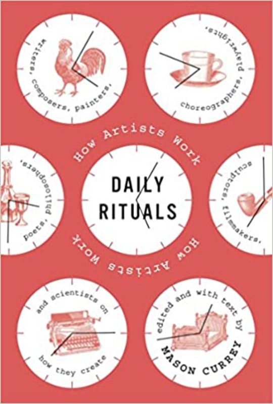 Book cover for "Daily Rituals" by Mason Currey