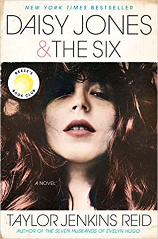 Book cover for "Daisy Jones & The Six" by Taylor Jenkins Reid