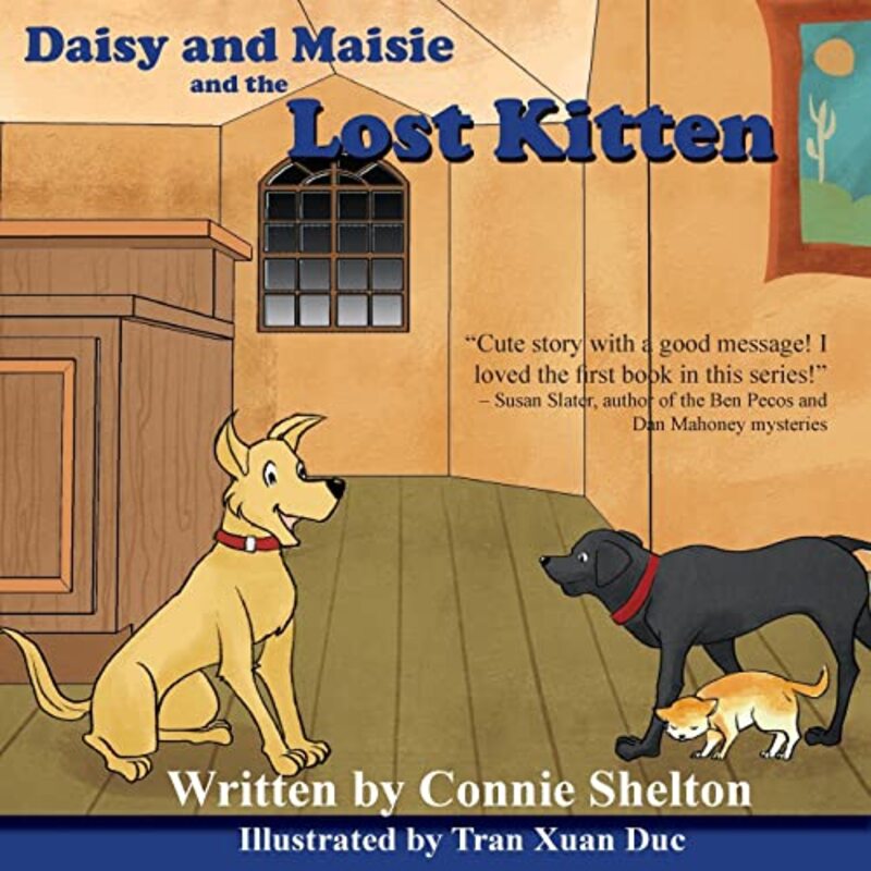Book cover for "Daisy and Maisie and the Lost Kitten" by Connie Shelton