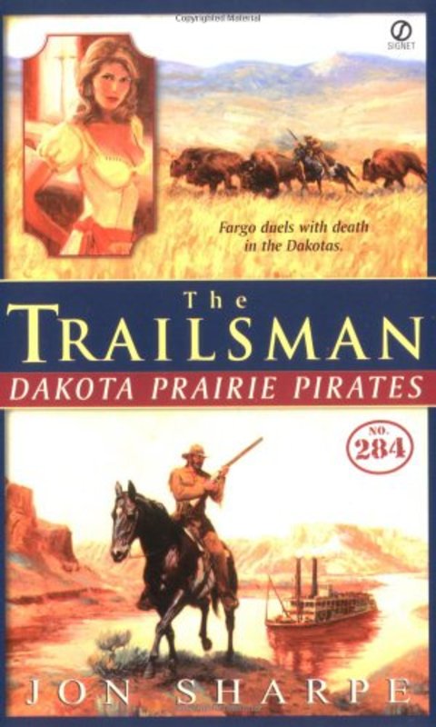 Book cover for "Dakota Prairie Pirates" by Jon Sharpe