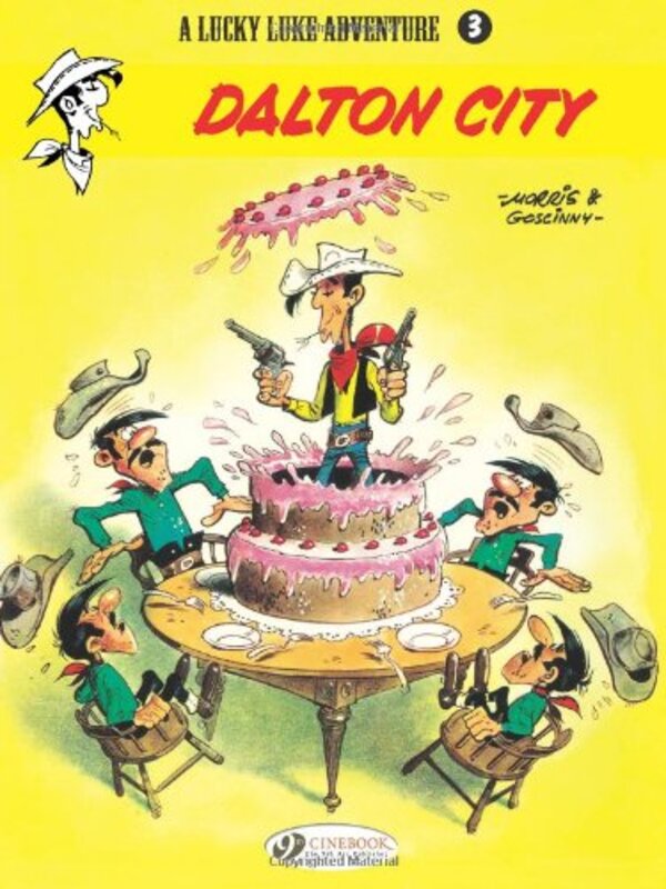 Book cover for "Dalton City" by Rene Goscinny