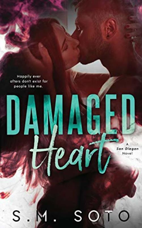 Book cover for "Damaged Heart" by SM Soto