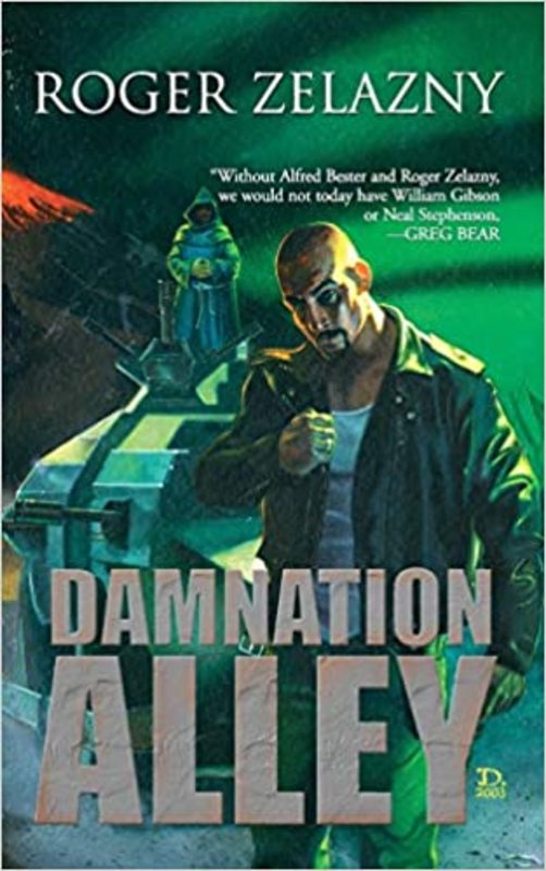 Book cover for "Damnation Alley" by Roger Zelazny