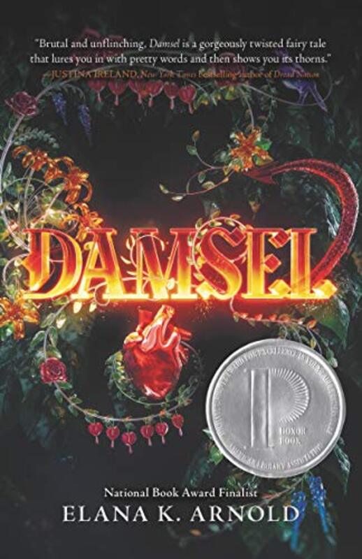 Book cover for "Damsel" by Elana K Arnold