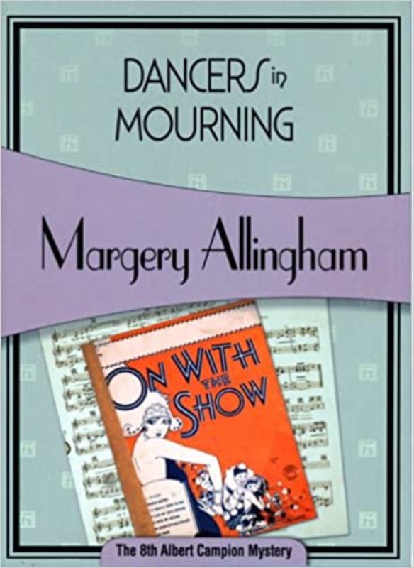 Book cover for "Dancers in Mourning" by Margery Allingham