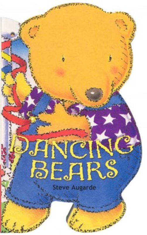 Book cover for "Dancing Bears Board Book" by Steve Augarde