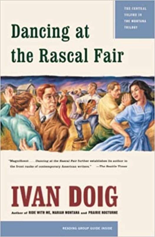 Book cover for "Dancing at the Rascal Fair" by Ivan Doig