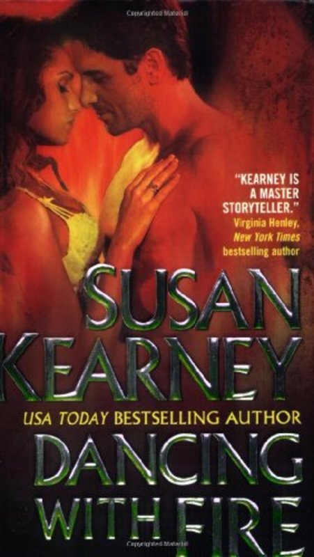Book cover for "Dancing with Fire" by Susan Kearney