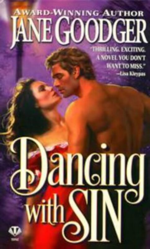 Book cover for "Dancing with Sin" by Jane Goodger