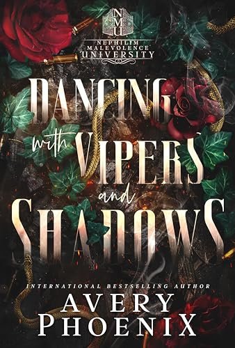 Book cover for "Dancing with Vipers and Shadows" by Avery Song