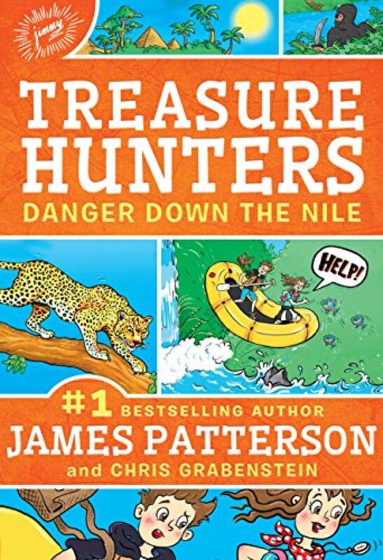 Book cover for "Danger Down the Nile" by James Patterson