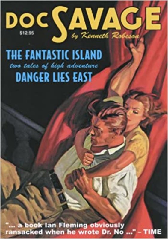 Book cover for "Danger Lies East" by Lester Dent