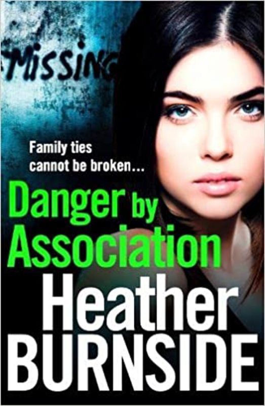 Book cover for "Danger by Association" by Heather Burnside