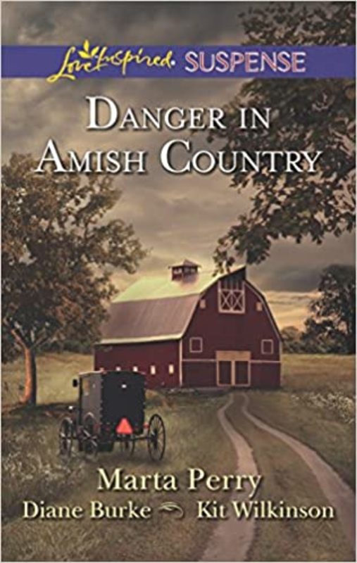 Book cover for "Danger in Amish Country" by Marta Perry