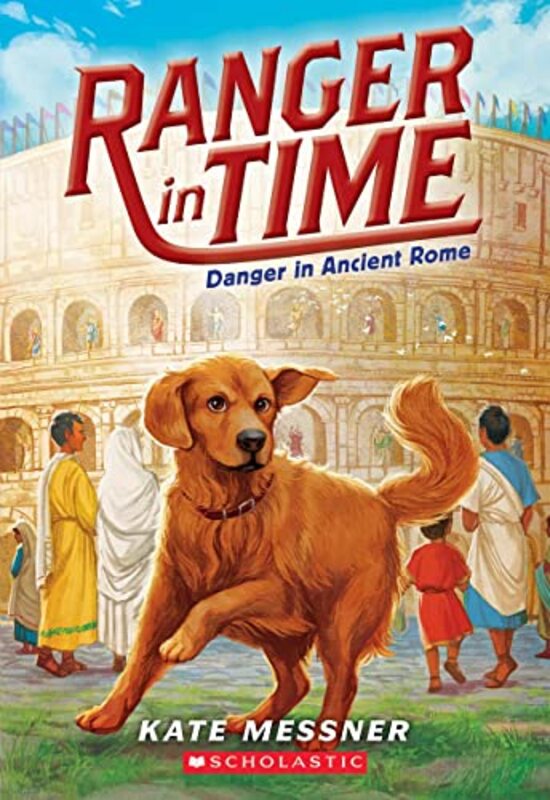Book cover for "Danger in Ancient Rome" by Kate Messner