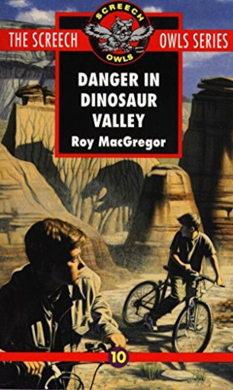 Book cover for "Danger in Dinosaur Valley" by Roy MacGregor