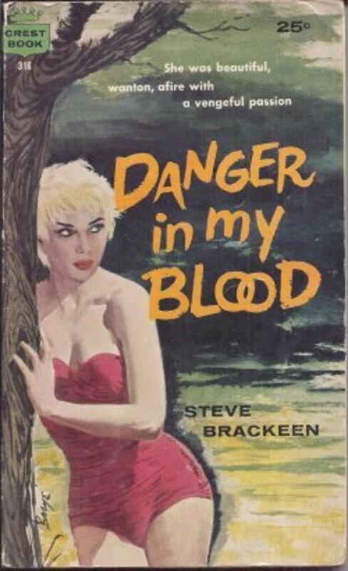 Book cover for "Danger in My Blood" by John Farris