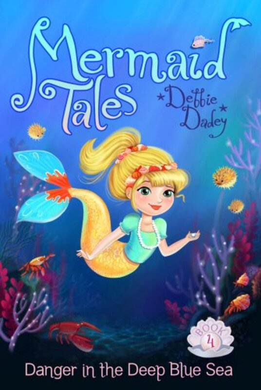 Book cover for "Danger in the Deep Blue Sea" by Debbie Dadey