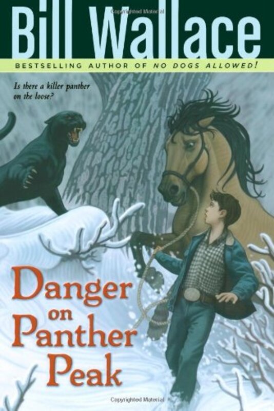 Book cover for "Danger on Panther Peak" by Bill Wallace