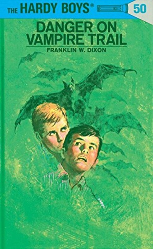 Book cover for "Danger on Vampire Trail" by Franklin W Dixon